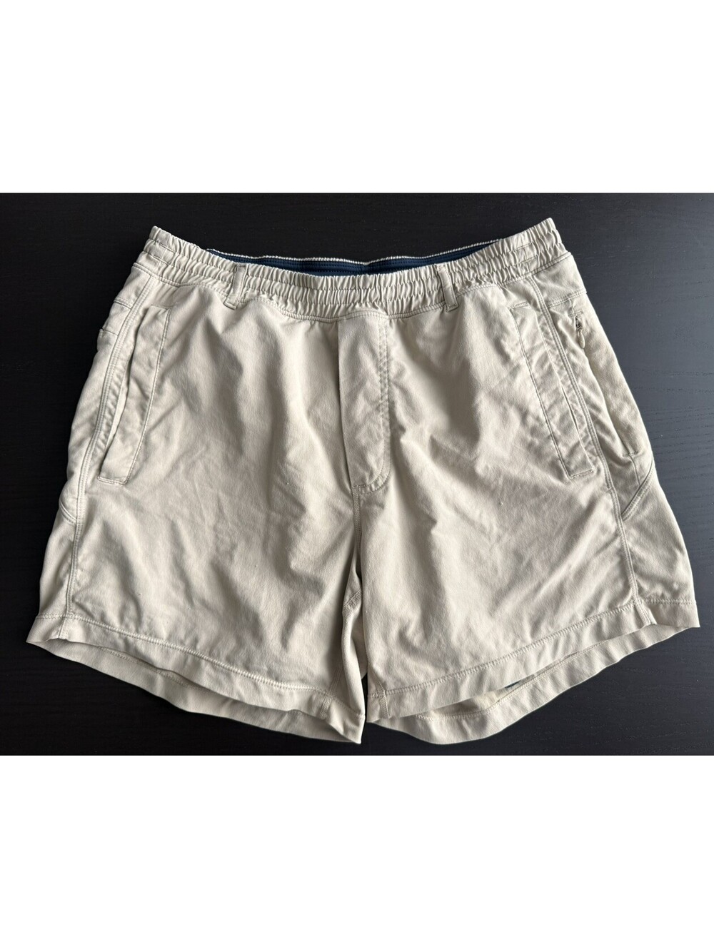 Birddogs Men’s Boom Boomstick Khaki Lined 5” Shorts Sz Medium 4-Way Stretch